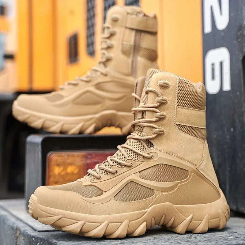 Men's Tactical Boots – Lightweight, Non-Slip, Outdoor, Special Forces, Autumn Shoes