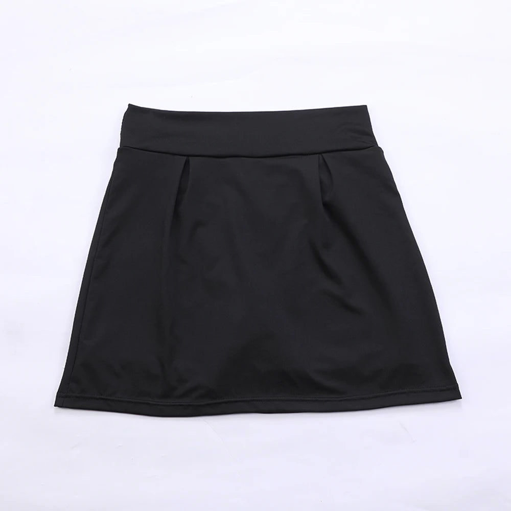 Casual Sport Skirt Shorts – High Waist, Breathable, Summer Running, Outdoor Jogger Shorts for Women