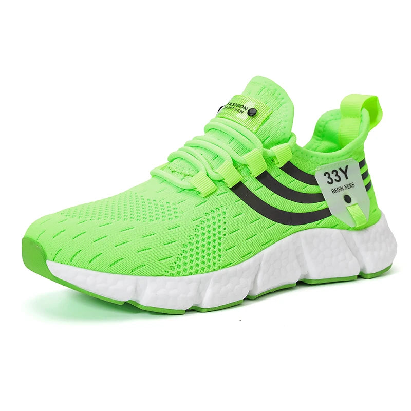 "Men's Casual Sneakers - Breathable, Lightweight, Mesh Running Shoes"