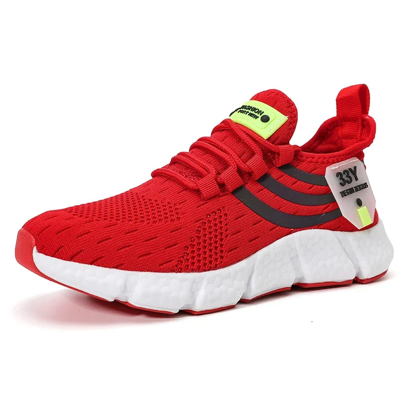 "Men's Casual Sneakers - Breathable, Lightweight, Mesh Running Shoes"