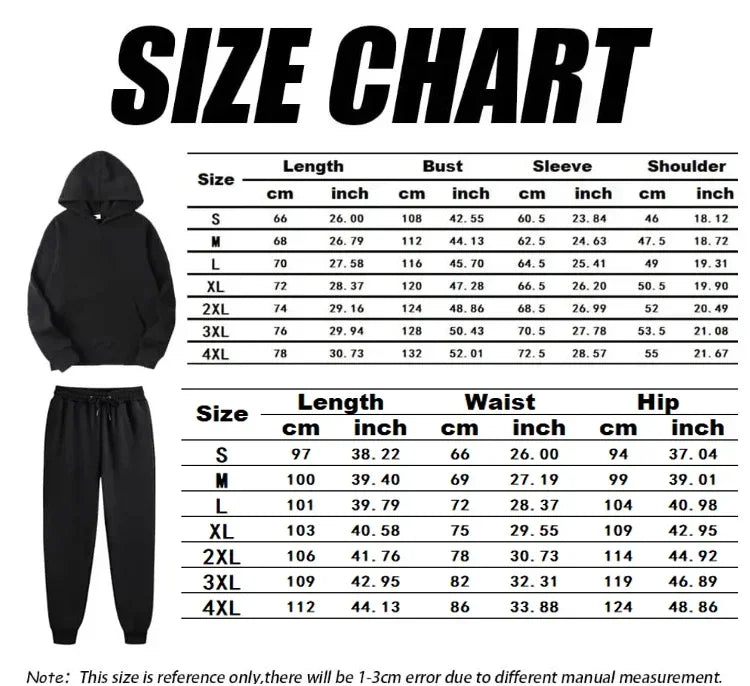 Men's Sports Tracksuit: Hoodie & Pants Set, Running, Casual, Sweatshirt & Sweatpants.