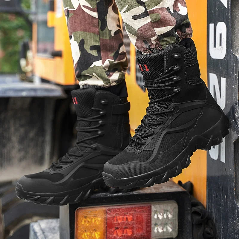 Men's Tactical Boots – Lightweight, Non-Slip, Outdoor, Special Forces, Autumn Shoes