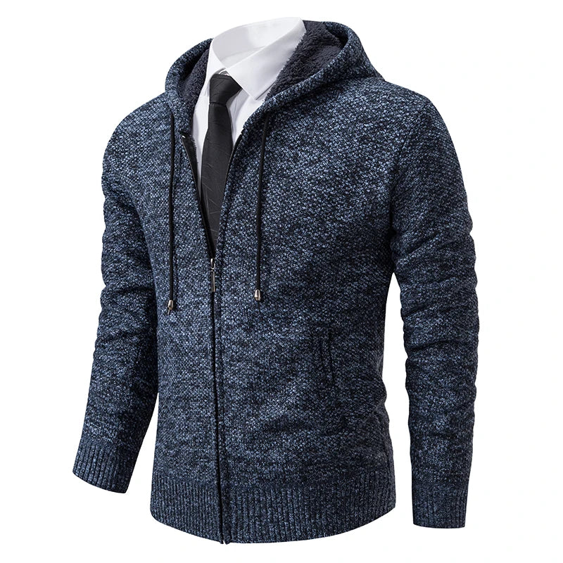 Men's Fleece Sports Jacket | Autumn/Winter Stand Collar Zip Cardigan