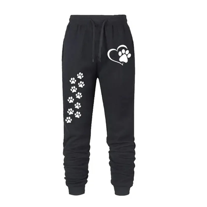 Women's Cat Paw Print Sweatpants – High Quality, Fitness, Casual Joggers, Outdoor Wear