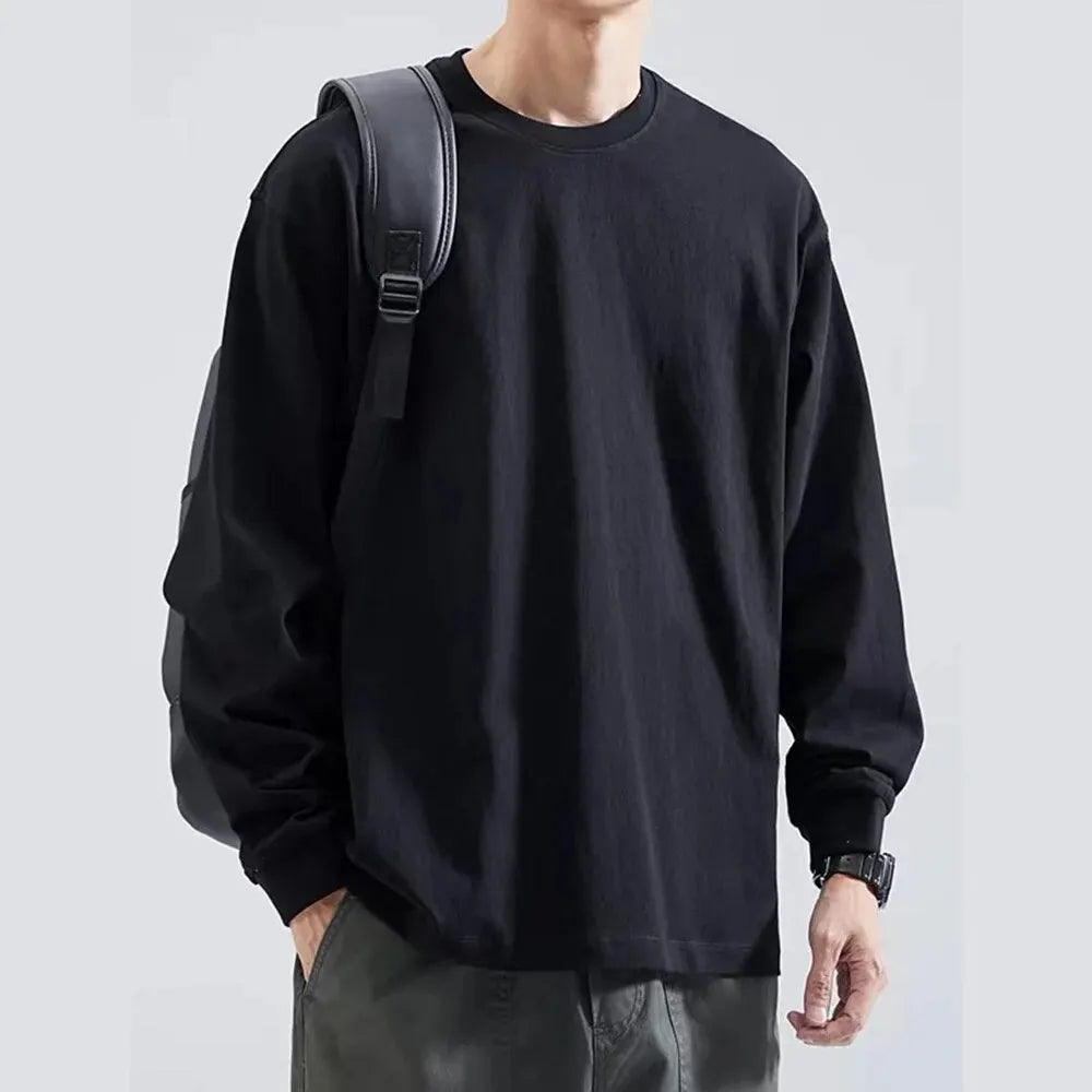 Men's Long Sleeve T-shirts: Casual, cotton, moisture-wicking, heavyweight, classic loose fit tees.