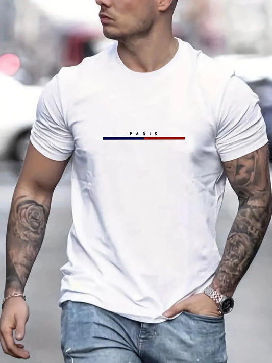 2024 Digital Print T-shirt: Super elastic, short-sleeved, solid color, vintage streetwear for casual, daily, or party wear.