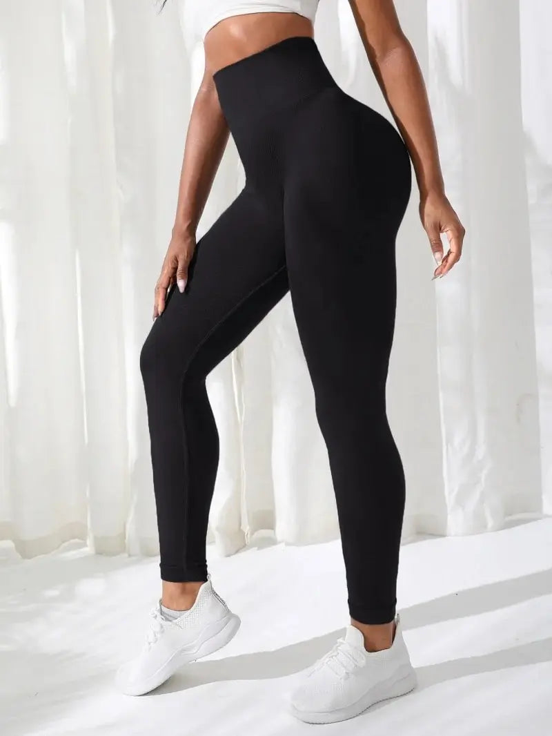 Women's Seamless Yoga Pants – High Waist, Stretchy, Athletic Gym Leggings