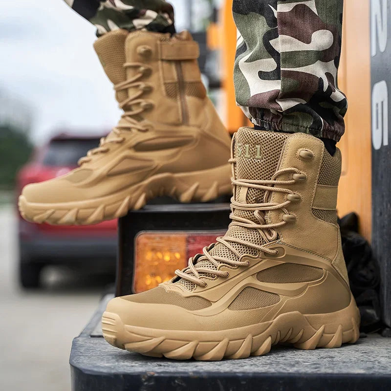 Men's Tactical Boots – Lightweight, Non-Slip, Outdoor, Special Forces, Autumn Shoes