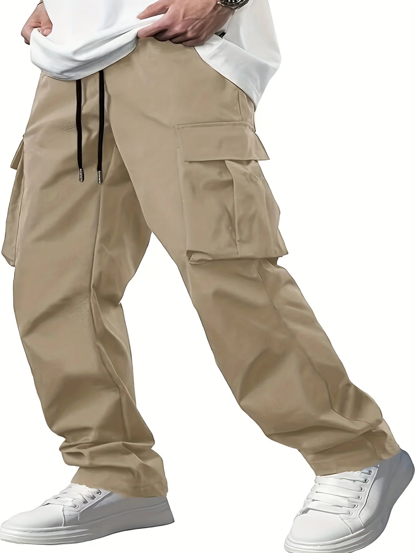 2025 Men's Workwear Pants: Loose, straight, stylish, and functional.