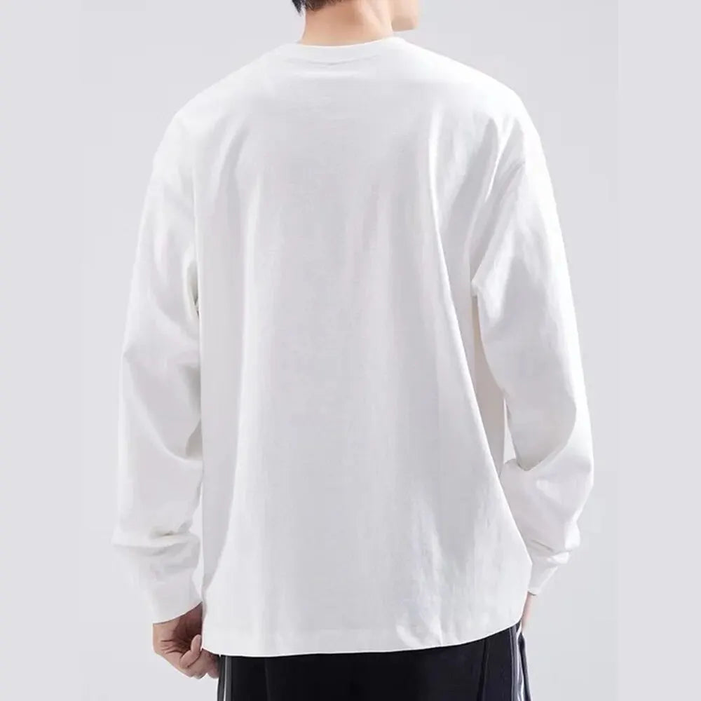 Men's Long Sleeve T-shirts: Casual, cotton, moisture-wicking, heavyweight, classic loose fit tees.