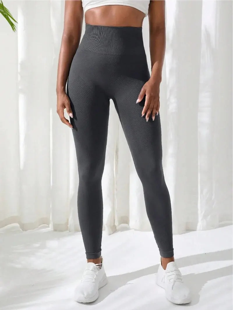 Women's Seamless Yoga Pants – High Waist, Stretchy, Athletic Gym Leggings