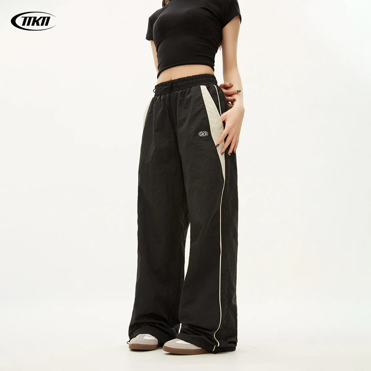 Y2K Vintage Fashion Loose Pants – High Waist, Wide Leg, Baggy, Hip Hop, Casual Streetwear Joggers for Women